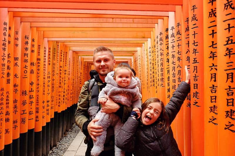 Inari Shrine Family Things to do in Japan