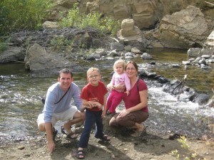 Charles and Micki at the Adams River British Columbia Canada The Barefoot Nomad