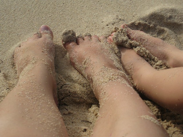 Barefoot Nomads on the Beach in Cozumel, Mexico