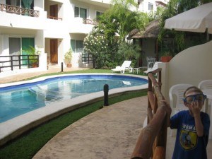 Pool at Margaritas Condo Playa del Carmen