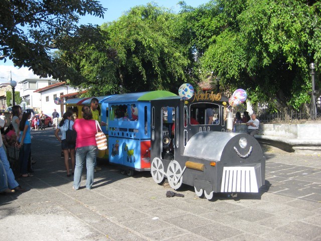 Kids' Train at Central Park in Heridia Costa Rica