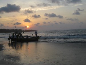 Tamarindo Beach at Sunset in Costa Rica