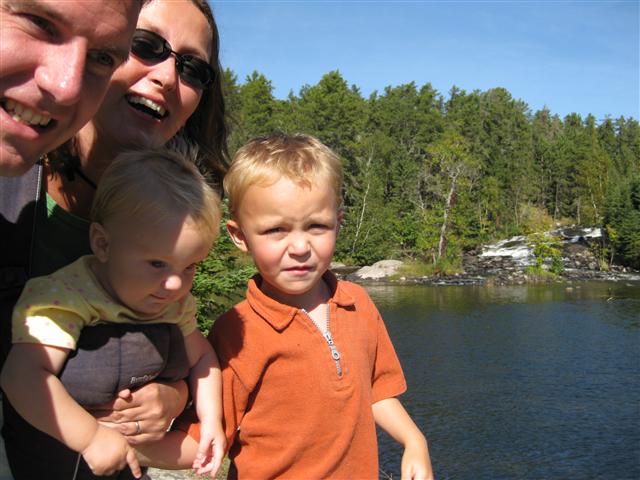 The Barefoot Nomad Children at Rushing River Kenora Ontario