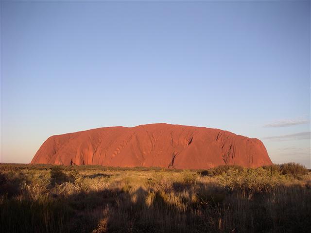 Ayers Rock, Uluru, Australia at Sunset