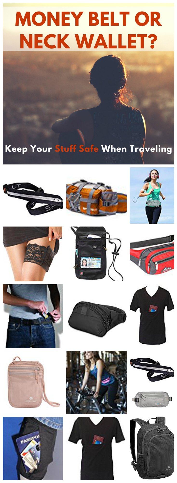 Zero Grid Hidden Bra Wallet - Travel Pouch & Secret Pocket for