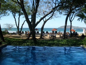 Ocean View from the Pool at the Longasta Beach Club Costa Rica Barefoot Nomads