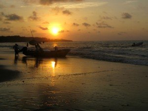 Sunset at Playa Longasta Costa Rica Barefoot Nomads