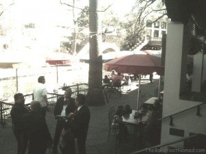 Walking up to the Rio Casa restaurant in San Antonio