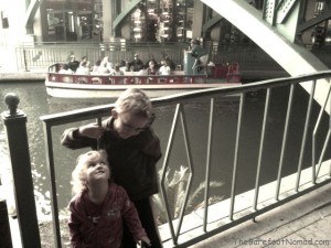 The kids just after our San Antonio River Boat Tour