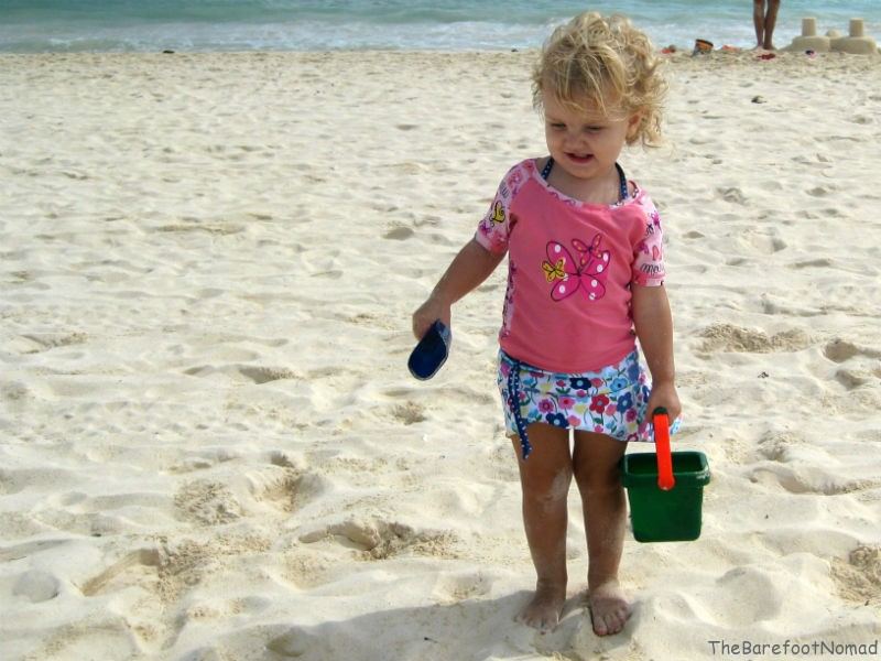 Fun on Mamitas Beach Playa del Carmen kids activities