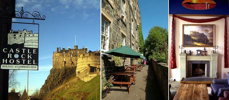 Castle Rock Hostel in Edinburgh, Scotland