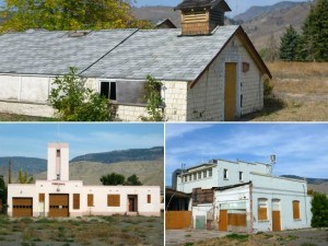 Greenhouse, firehall and steam plant at Tranquille Kamloops Padova City
