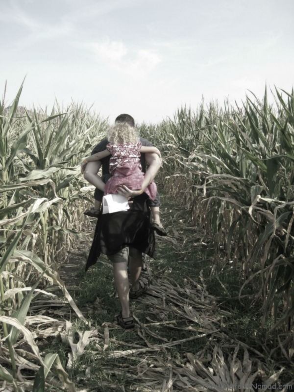 Catching A Ride With Daddy Catching A Ride With Daddy Tranquille Corn Maze