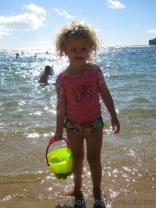 Kailua Beach Playing In The Sand Oahu Hawaii Driving Around Oahu