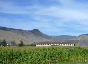 Meadowview dormitory across the corn maze at Tranquille Padova City Kamloops