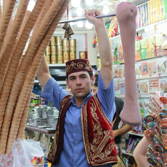 Turkish Ice Cream Vendor Turkish Ice Cream Vendor