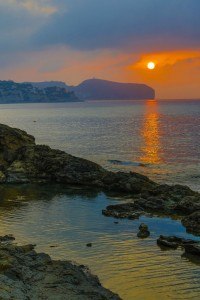Sunset at Costa Blanca Spain