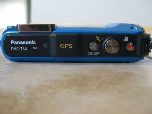 Buttons on top of Panasonic Lumix TS4
