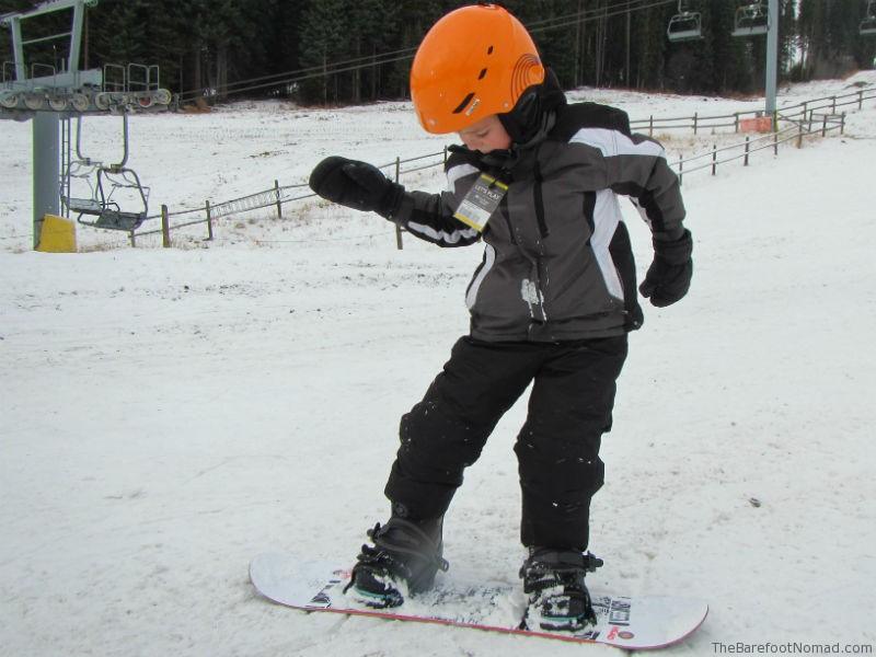 Snowboarding Sun Peaks