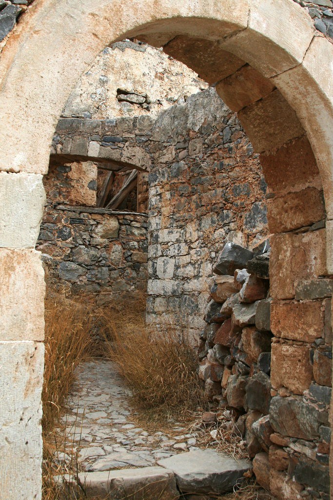 Ruins on the island of Spinalonga