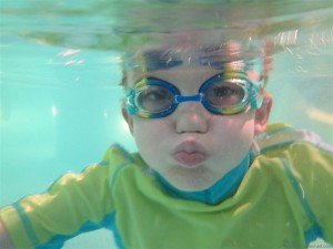 Underwater Pool Canon D20 Test Photograph
