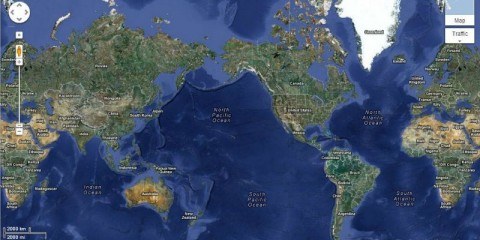 Google Satellite Map of the World
