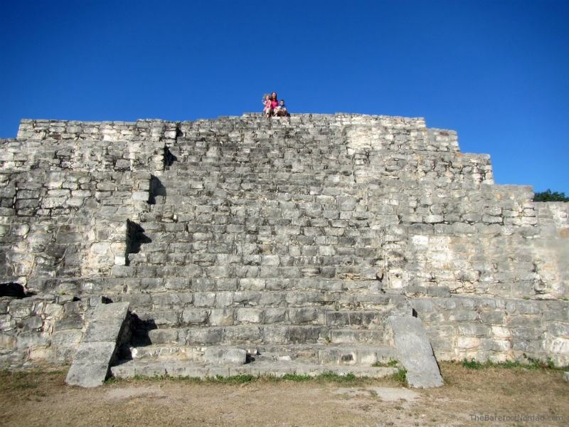 On top of the Ruins Dzibilchaltun