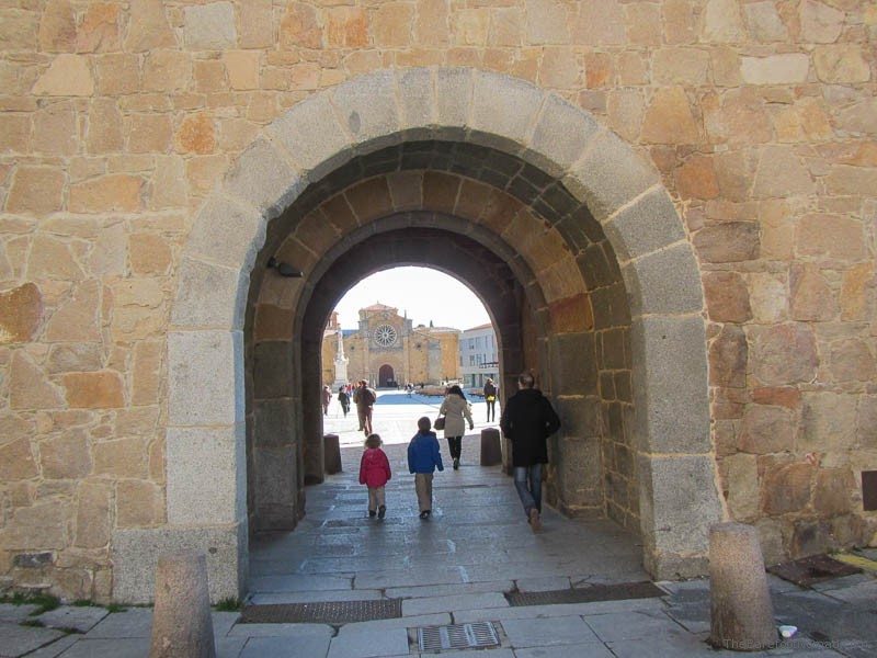 Archway to San Pedro, Avila, Spain Archway to San Pedro, Avila, Spain