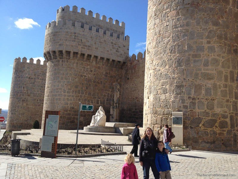At the Walls of Avila, Spain At the Walls of Avila, Spain