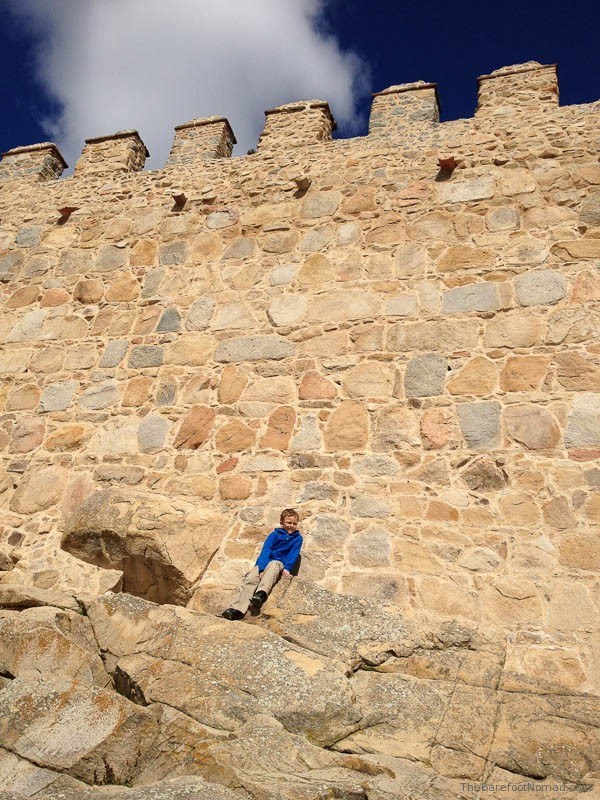 Cole climbing the walls in Avila, Spain Cole Kosman climbing the walls in Avila, Spain