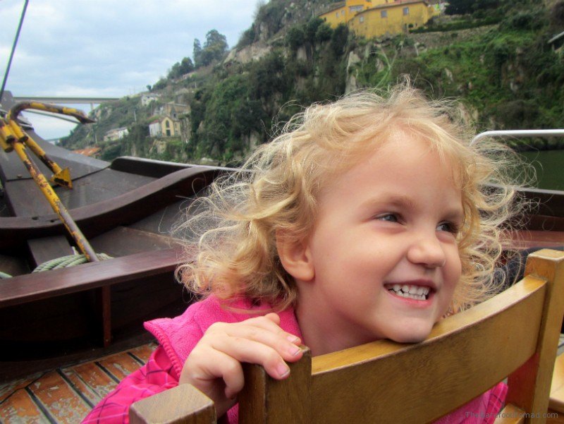 Smiling on the Douro River Cruise Porto Portugal