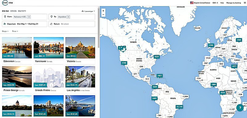 How To Find The Cheapest Flights To Anywhere with Kiwi.com