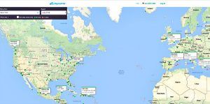 Skyscanner Explore our Map Monthly Search 2018