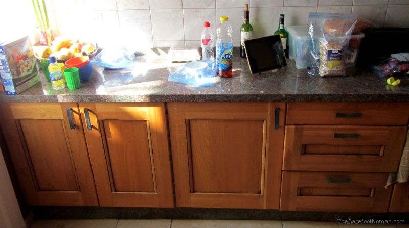 Where is the fridge Kitchen fridge in Spain Europe