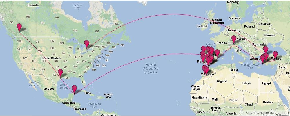 Our route 2012 to 2013