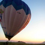 Butterfly Balloon Inflated and Up Goreme Cappadocia