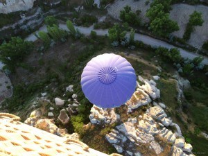 Butterfly Balloon from above