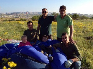 Butterfly Balloons crew and kids