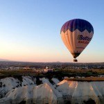 A Butterfly Balloon over the valley