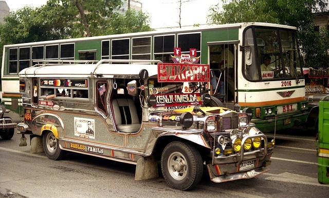 Jeepney in Manila by John Ward