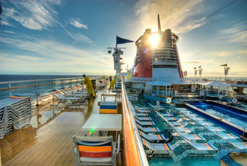Cruise ship deck by flickrized