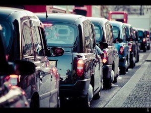 London taxis by Thierry Hudsyn