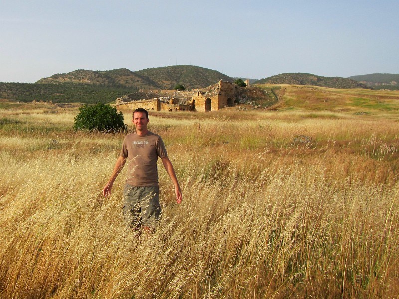 Charles Kosman at the Hierapolis, Turkey