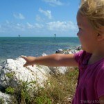 Pointing at Water at Florida Keys