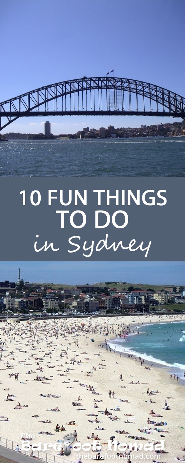 10 fun things to do in Sydney Australia