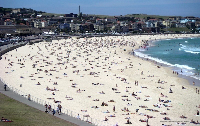 Busy Bondi Beach - Sydney