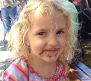 Jojo and chocolate ice cream