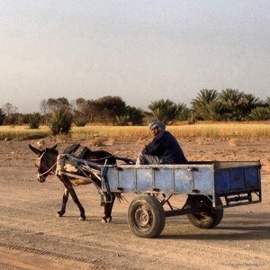 On the road in rural Morocco