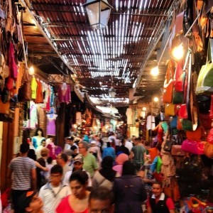 Color and chaos in the souks of Marrakech