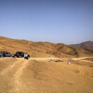 Our 4x4s ready for a little off road action Morocco Sahara Desert Kingdom